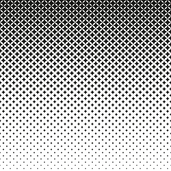 Halftone kleurovergang sterpatroon. Halftone effect. Herhalende achtergrondstructuur — Stockvector