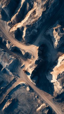 Dağların güzel manzarası