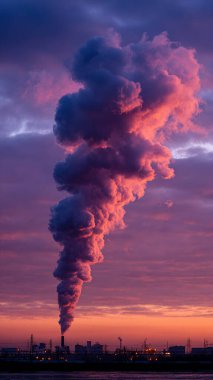 bacadan duman çıkıyor.