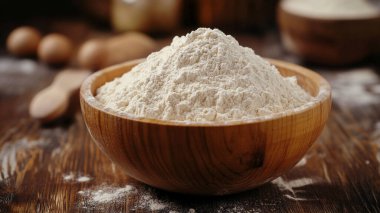 Çiğ un ve merdaneli kompozisyon