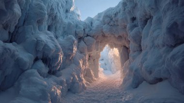 Ikal mağarasının buzu