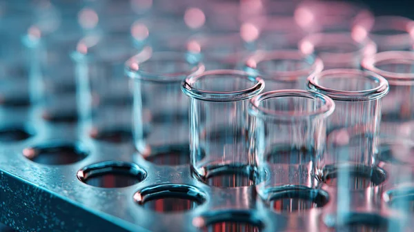 Test tüplü laboratuar camı..