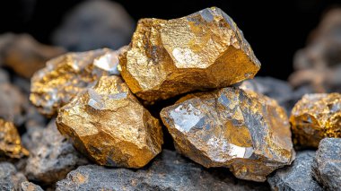 Kayadaki altın madeni