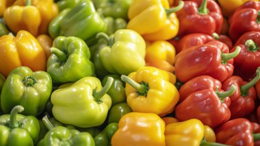 Taze renkli tatlı biber