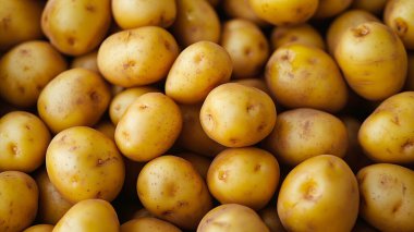 taze organik patates yakın çekim