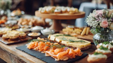 Masada lezzetli yemekler var.