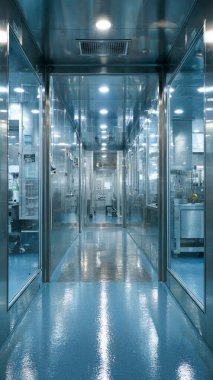 Modern bir otelin içinde.