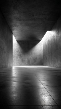 boş karanlık soyut oda içi