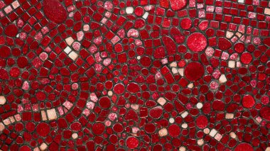 Renkli bir mozaiğin soyut arkaplanı