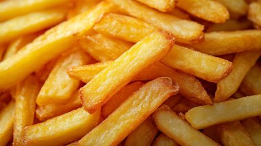 Kavanozda kızarmış patates, yakın plan.