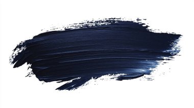 beyaz arkaplanda siyah boya fırçası darbeleri