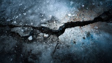 Çatlak beton yüzey. soyut arkaplan.