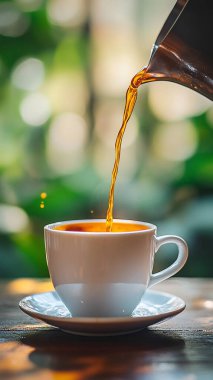 Sabahları bir fincan çay.