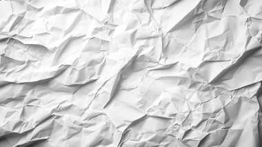 crumpled white paper texture background. abstract monochrome background.