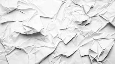 paper texture. crumpled white paper sheet.