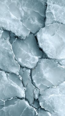 Buz dokusu, donmuş su.