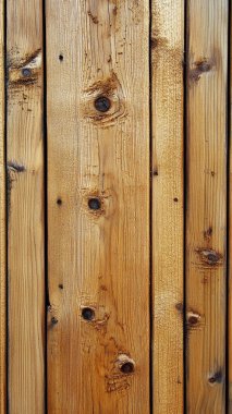 wooden wall of boards with brown wood texture