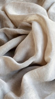 background of beige cotton fabric.