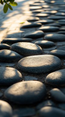 Taş kaldırım dokusu arkaplanı