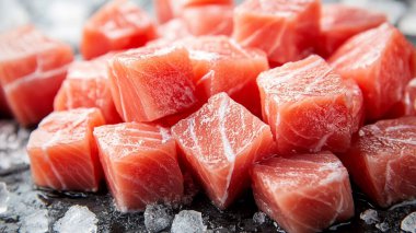 Taze somon bifteği..