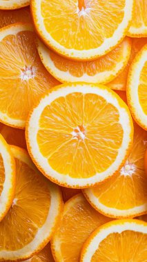 Taze olgun turuncu meyveler