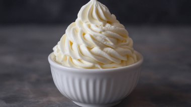 Vanilyalı dondurma.