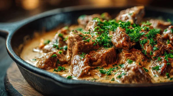 Tabakta et olan Türk bifteği kebabı. Türk yemeği..