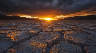 Bir dağ ve gölü olan güzel bir manzara.