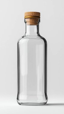 boş cam kavanoz kırpma yolu ile beyaz izole.