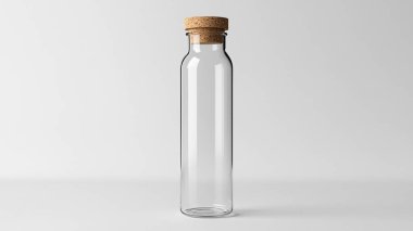 Kozmetik ve güzellik ürünleri için 3D şişe hazırlama.