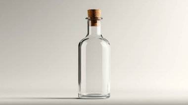 Boş şarap şişesi. 3 Boyutlu Hazırlama