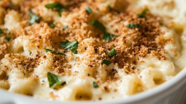 Peynirli ve maydanozlu ev yapımı İtalyan makarnası.