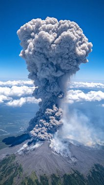 Volkan etnası patlaması