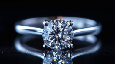 Pırlanta Gümüş Yüzük.