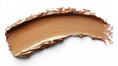 Beyaz arka planda çikolata tozu ve kakao tozu