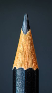 Siyah arkaplandaki kalem renginin makrosu