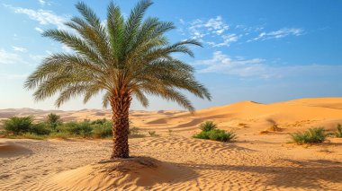 Çölde palmiye ağacı