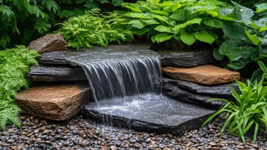 Ormanda güzel bir şelale