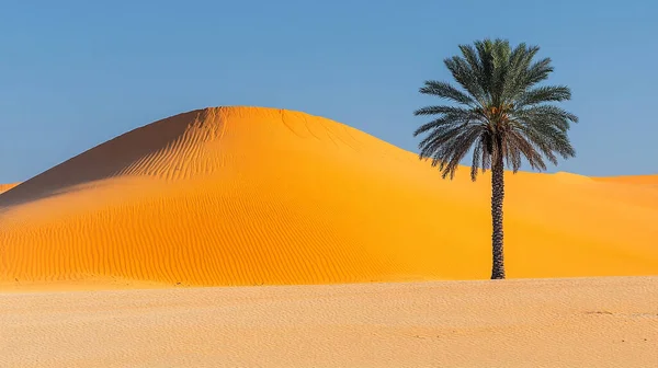 palm in the sahara desert