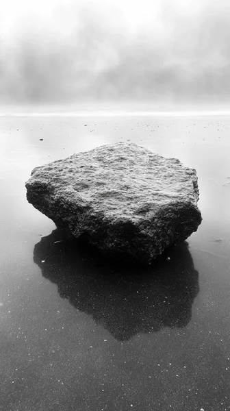 Deniz kıyısında taş