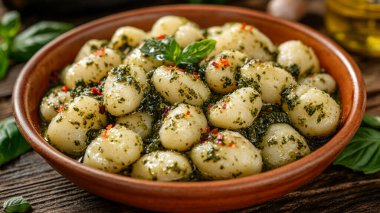 Fırında patates, sarımsaklı ve baharatlı.