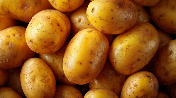 sepet içinde taze patates.