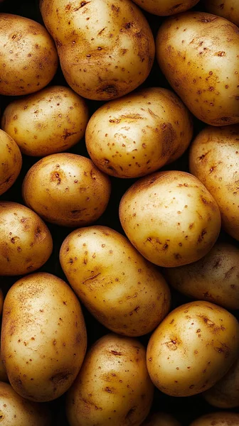 taze organik patates arka planı