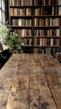 Kütüphanedeki eski kitaplar..