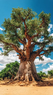 Çöldeki Afrika Ağacı