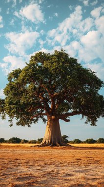 Gün batımında Büyük Ağaç