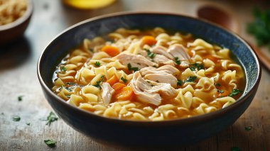 Lezzetli hindi erişteli kase.