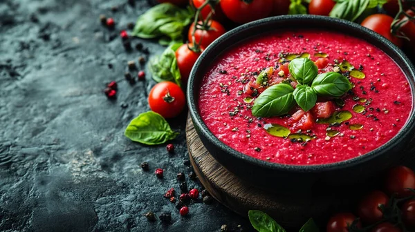 Sağlıklı vejetaryen içeceği.