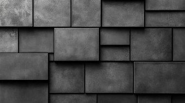 siyah ve gri beton duvar arkaplanı