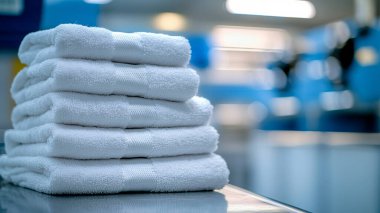 Kapalı tablo Tarih temiz havlu yığını